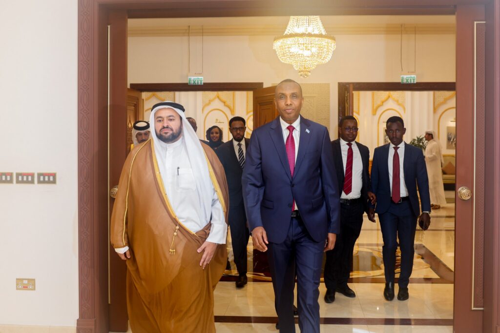 Somali Prime Minister Hamza Abdi Barre arrives in Doha, Qatar for ...