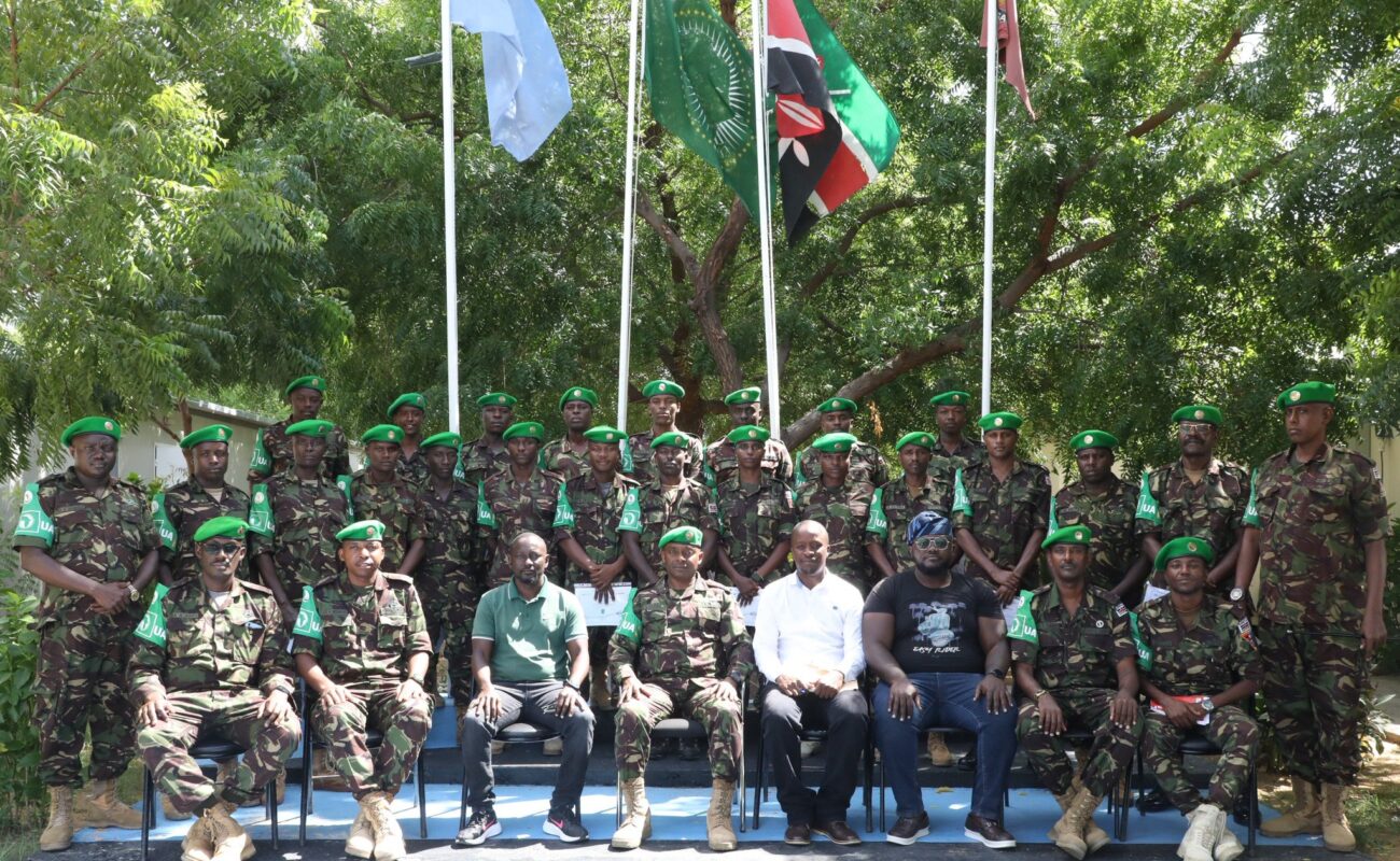 ATMIS and Somali Security Forces conclude drones training in Dhobley town