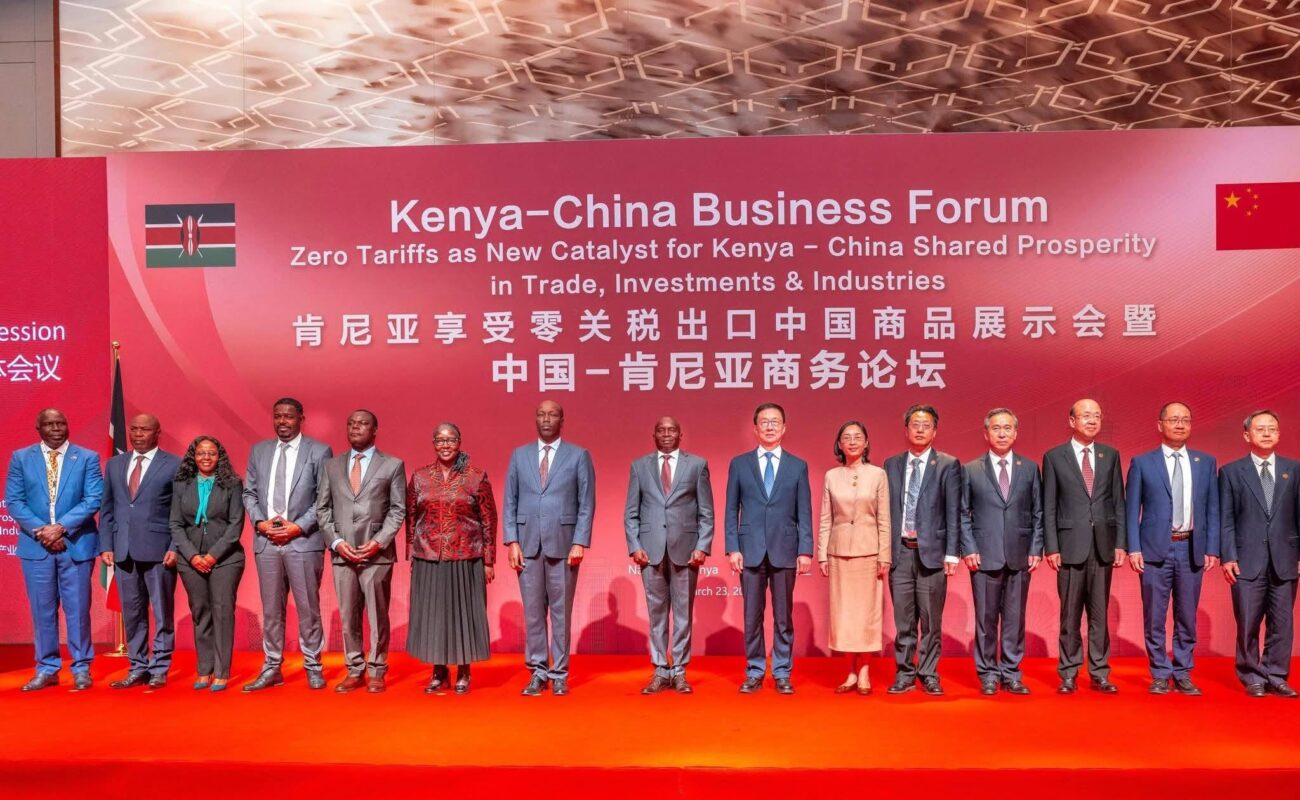 Kenya Seeks to Cut Sh500 Billion Trade Deficit with China through Zero-Tariff Agreement