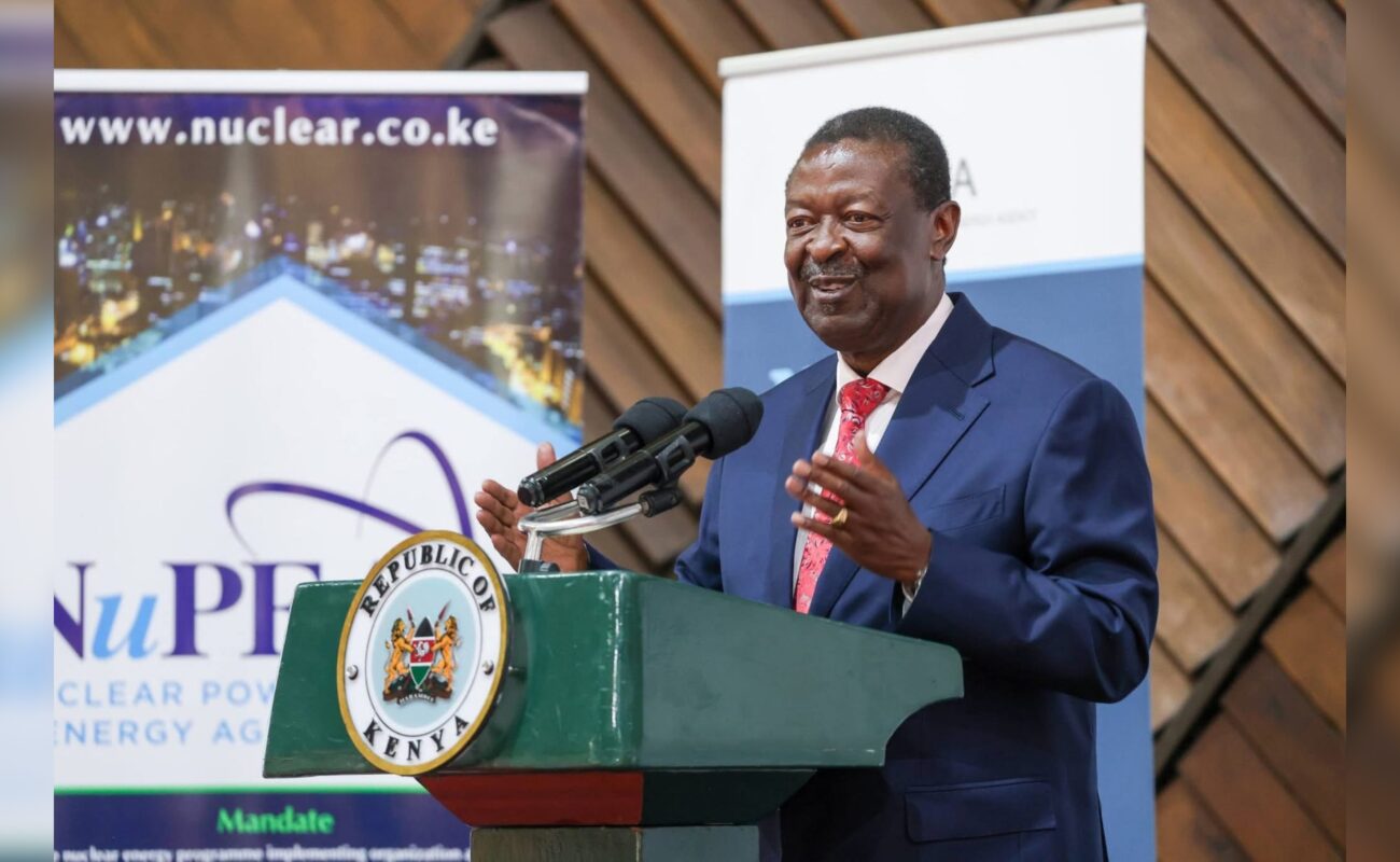 Unite, Invest and Power Africa’s Nuclear Future. Mudavadi