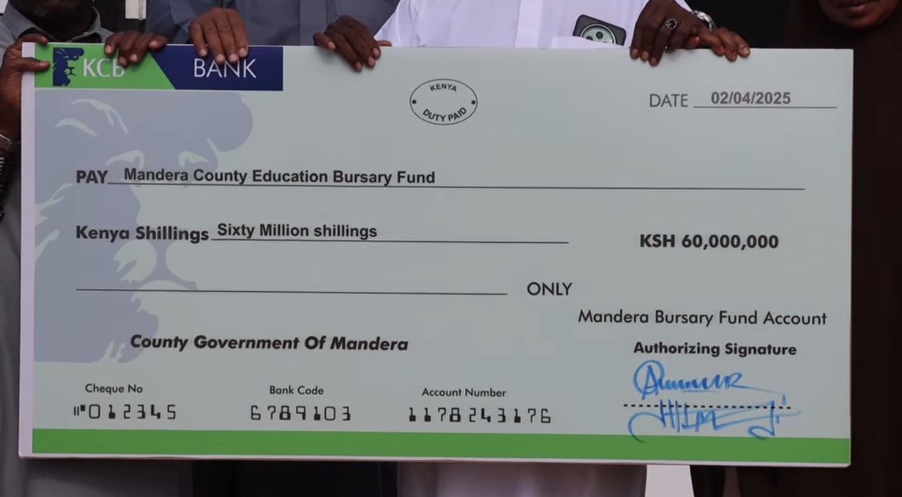 Mandera County Unveils KSh 60 Million Bursary for Learners