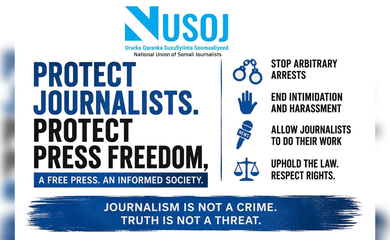 Media Rights Group Accuses Somali Security Forces of Targeting Journalists as Political Tensions Escalate