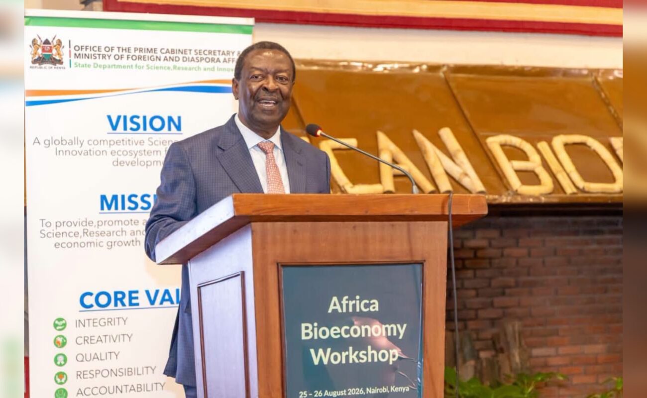 Kenya positioning itself as a leader in bioeconomy innovation in Africa, says Mudavadi